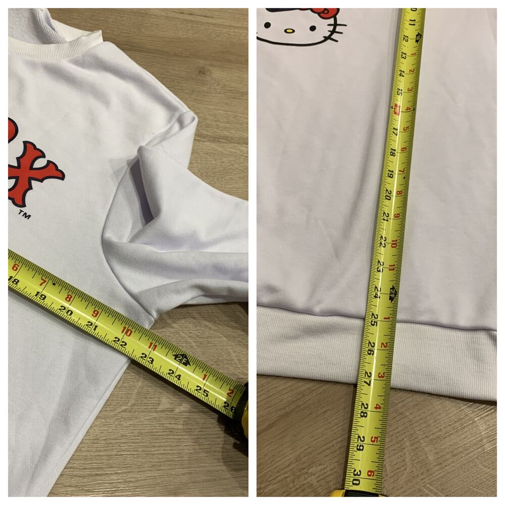Hello Kitty Sanrio MLB Boston Red Sox Baseball SGA Sweatshirt Adult Large Promo - Picture 7 of 7